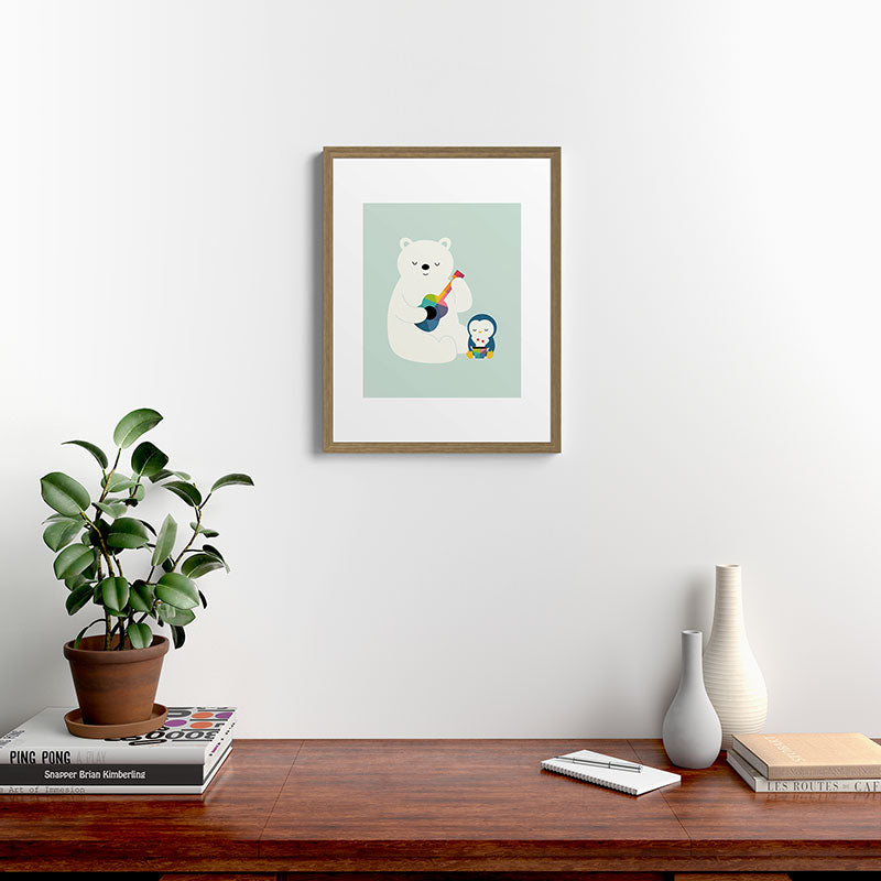 A Little Band Framed Art Print