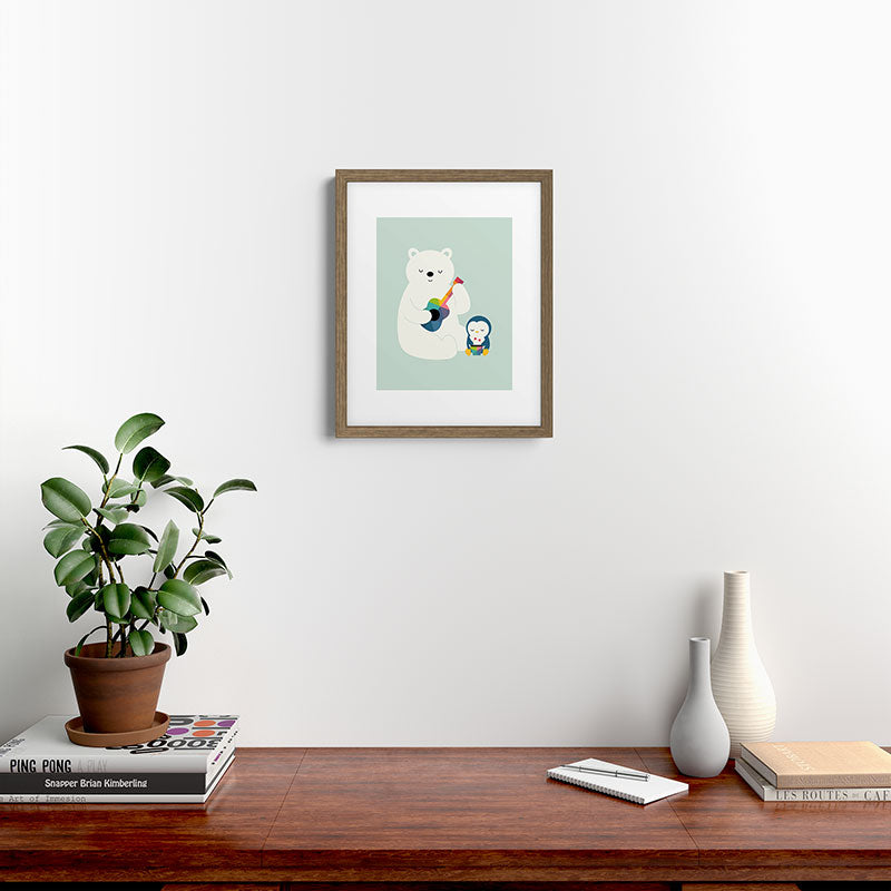A Little Band Framed Art Print