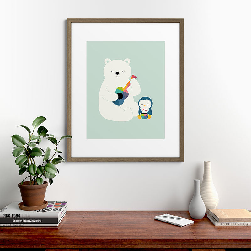 A Little Band Framed Art Print