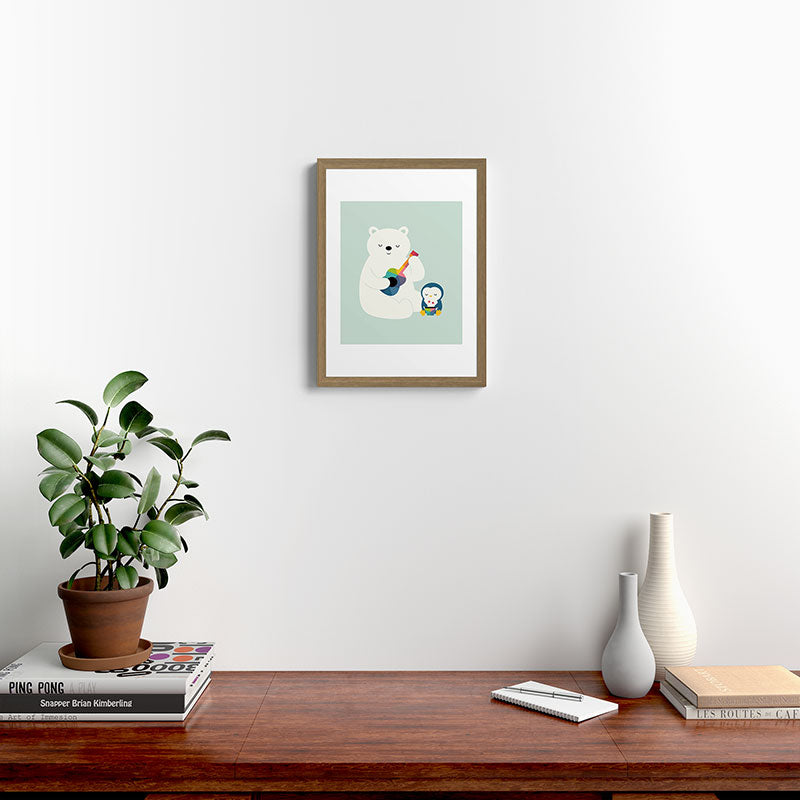 A Little Band Framed Art Print