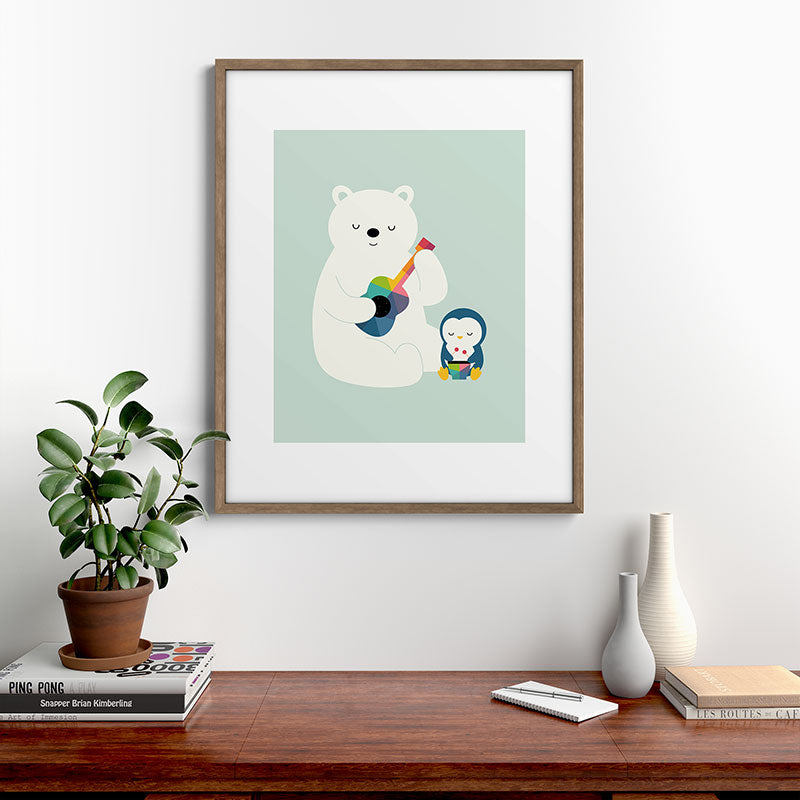 A Little Band Framed Art Print