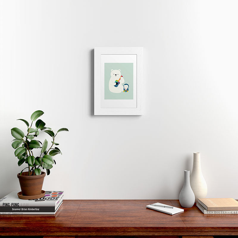 A Little Band Framed Art Print