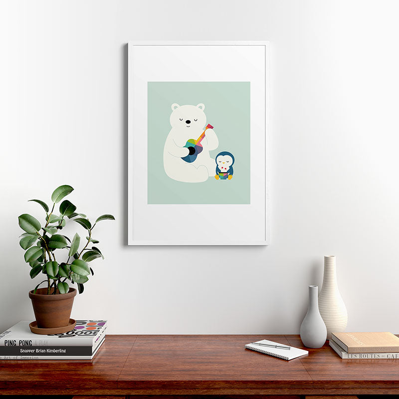 A Little Band Framed Art Print