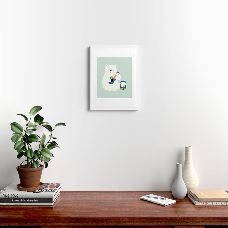 A Little Band Framed Art Print
