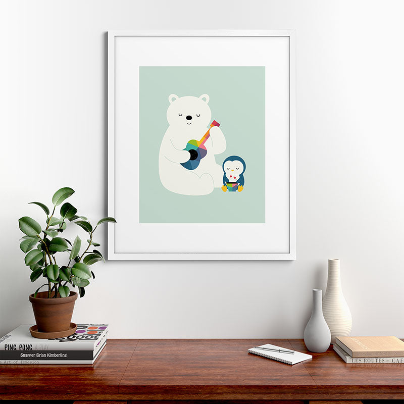 A Little Band Framed Art Print