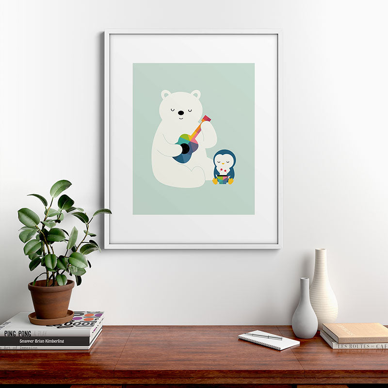 A Little Band Framed Art Print