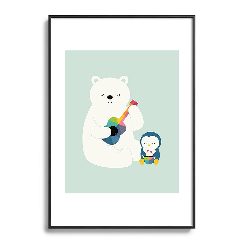 A Little Band Framed Art Print