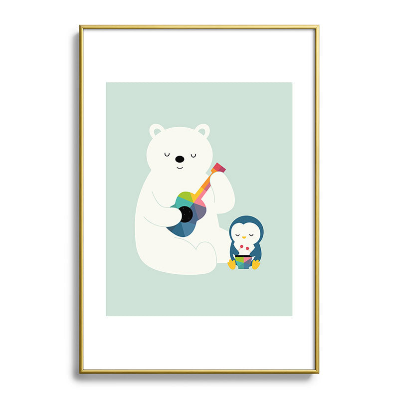 A Little Band Framed Art Print