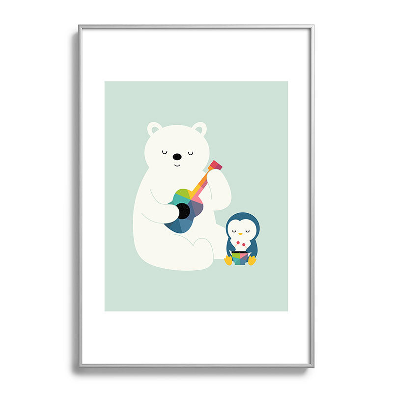 A Little Band Framed Art Print