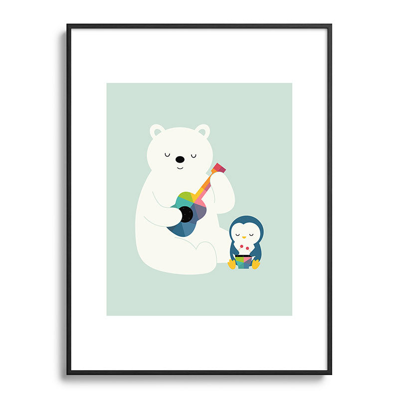 A Little Band Framed Art Print