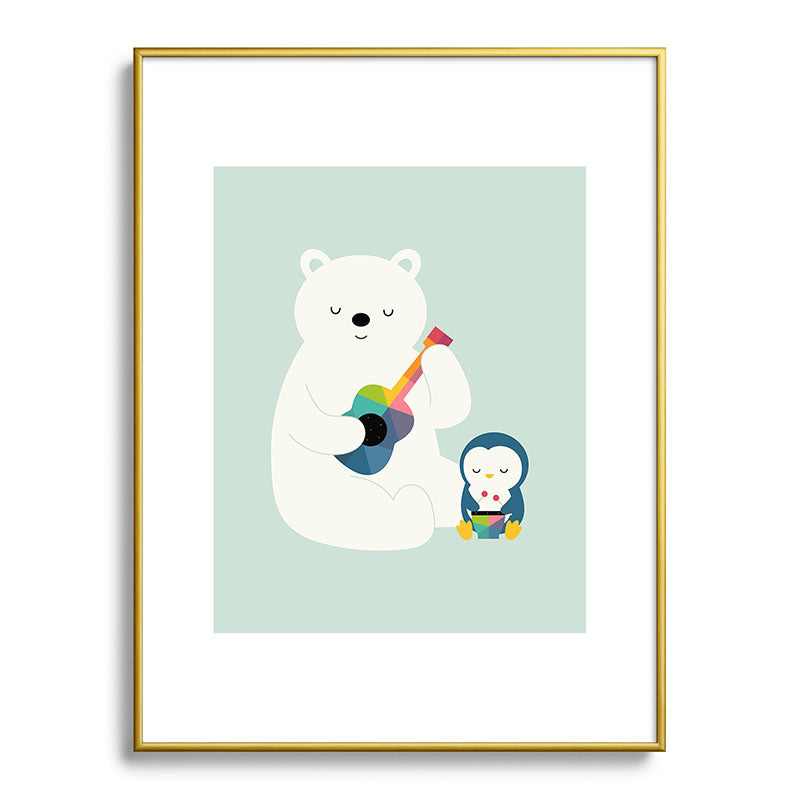 A Little Band Framed Art Print