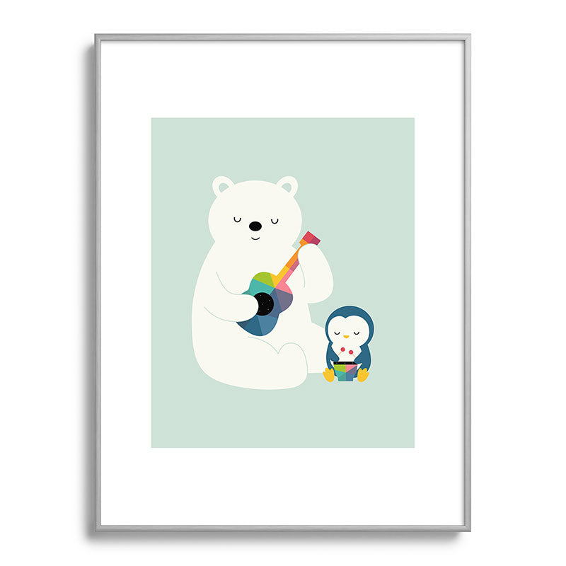 A Little Band Framed Art Print