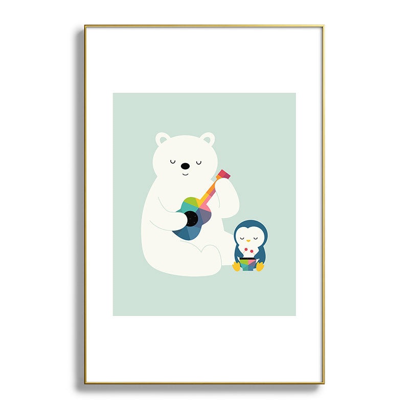 A Little Band Framed Art Print