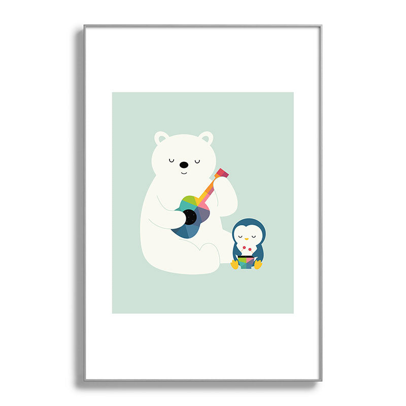 A Little Band Framed Art Print