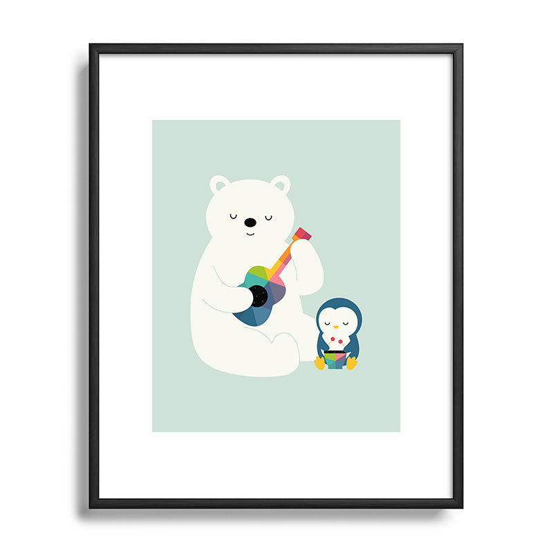 A Little Band Framed Art Print