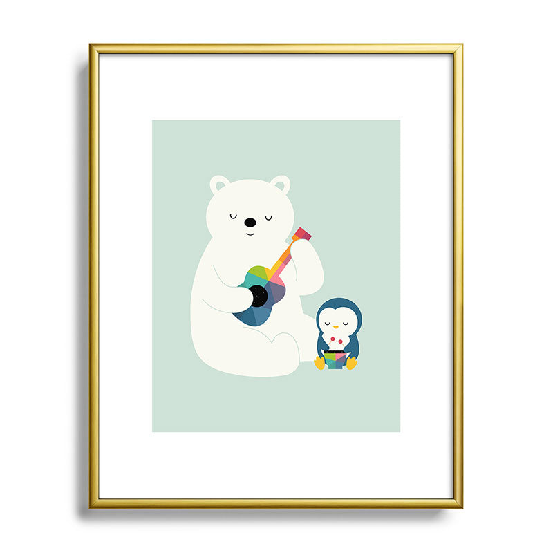A Little Band Framed Art Print