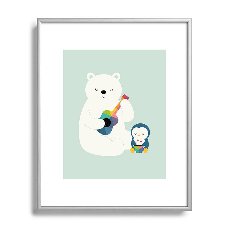 A Little Band Framed Art Print