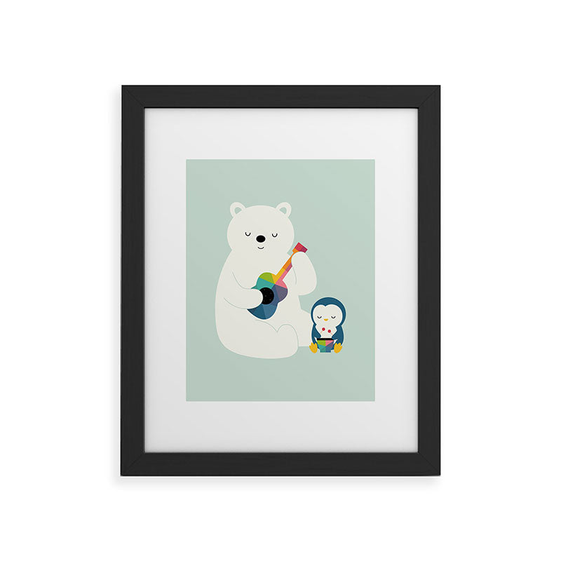 A Little Band Framed Art Print