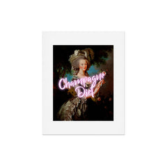 Champagne Diet' Marie Antoinette  Art Print