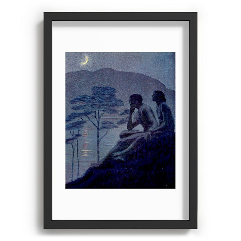 "Give me nights perfectly quiet...and I looking up at the stars" Leaves of Grass by Margaret Cook Framed Art Print