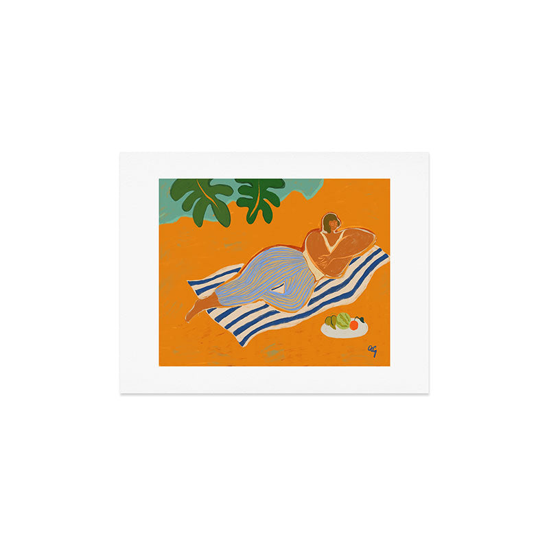 A Day At The Beach Art Print