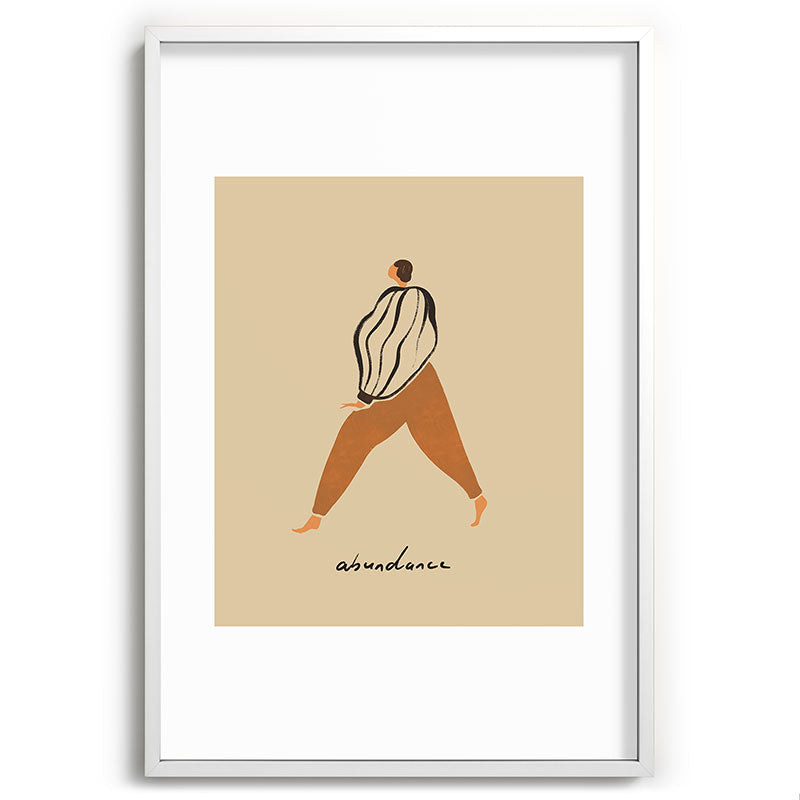 A for Abundance Framed Art Print