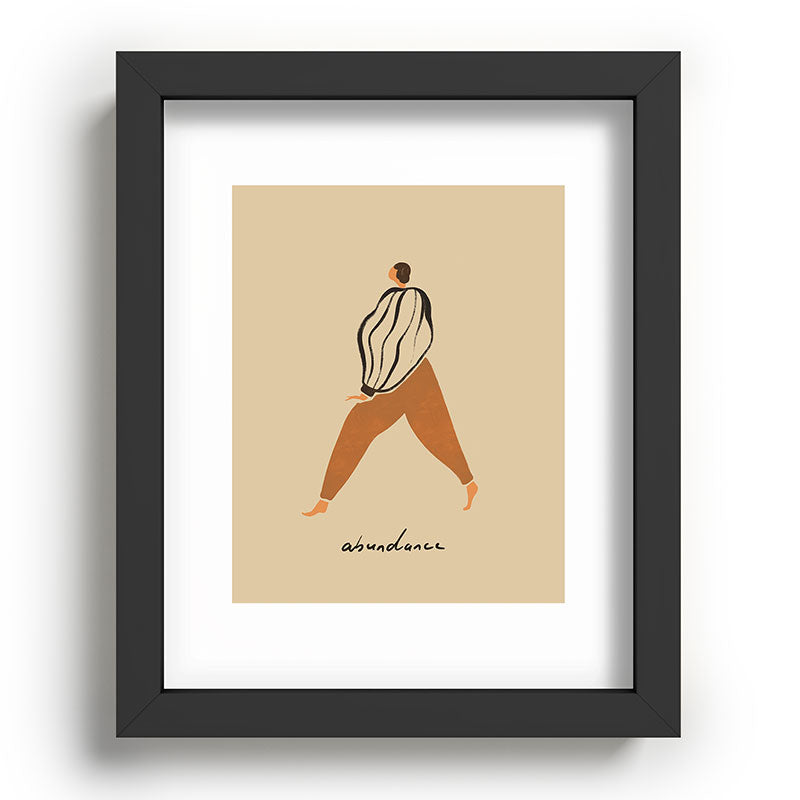 A for Abundance Framed Art Print