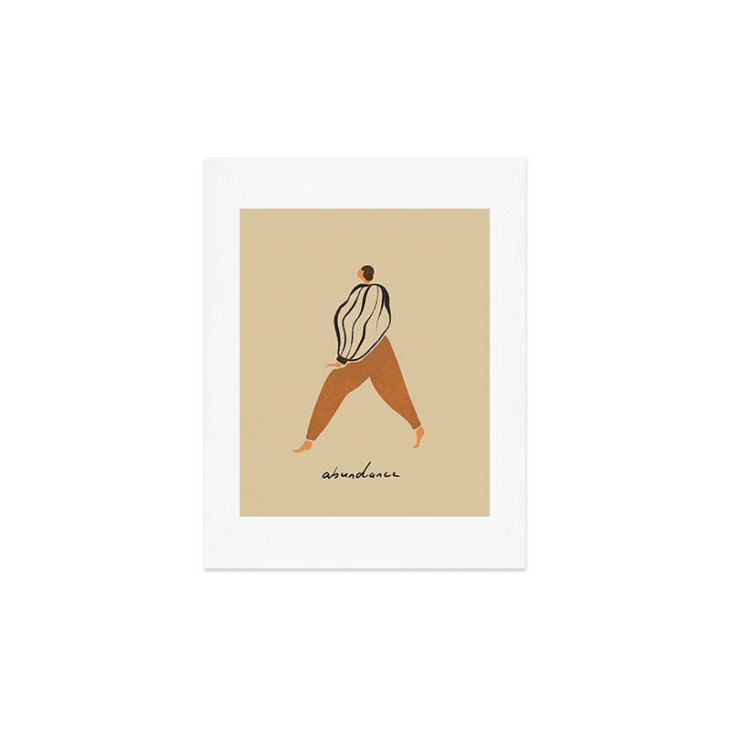 A for Abundance Art Print