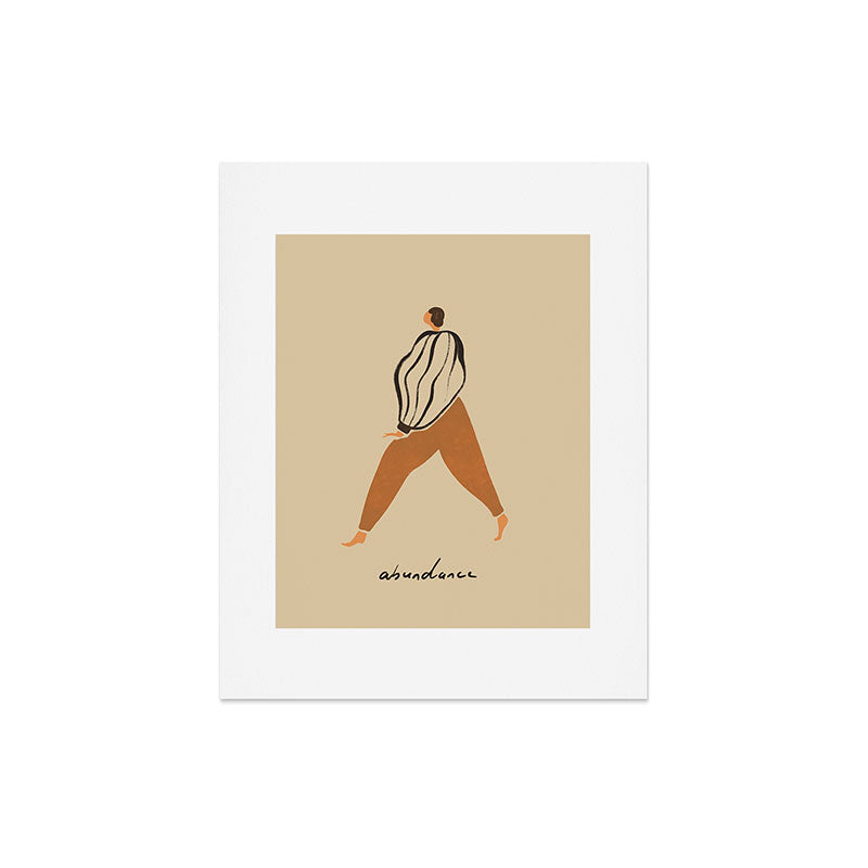 A for Abundance Art Print