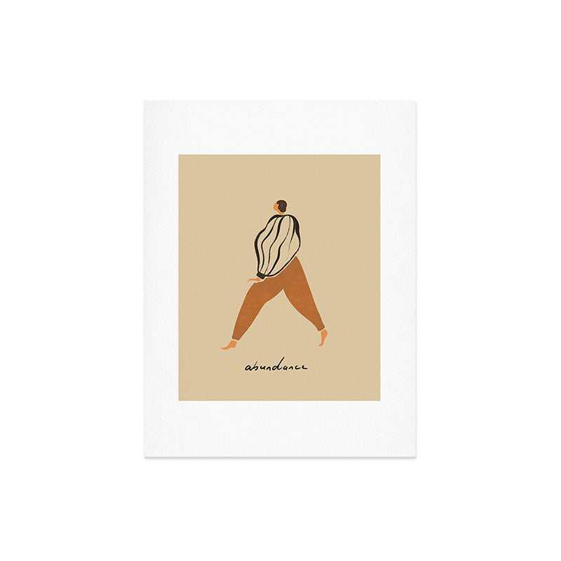A for Abundance Art Print