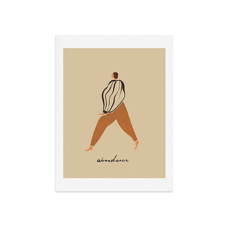 A for Abundance Art Print