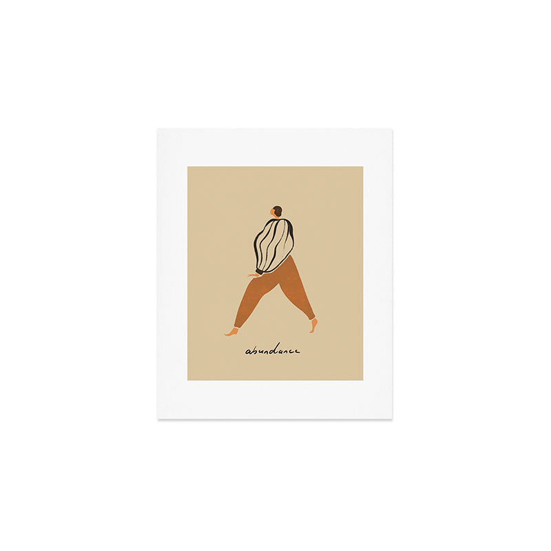 A for Abundance Art Print