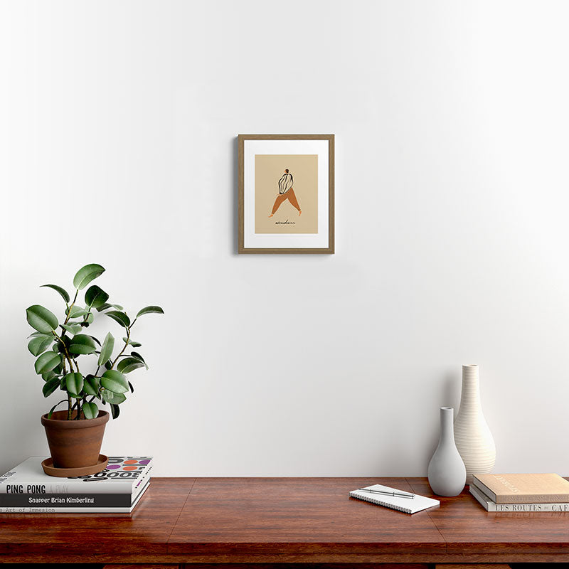 A for Abundance Framed Art Print
