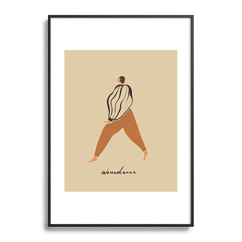 A for Abundance Framed Art Print