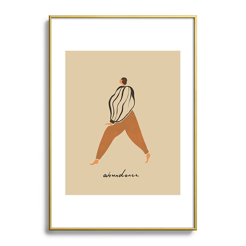 A for Abundance Framed Art Print