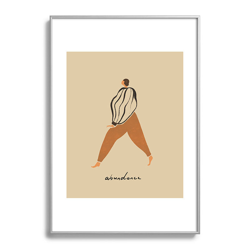 A for Abundance Framed Art Print