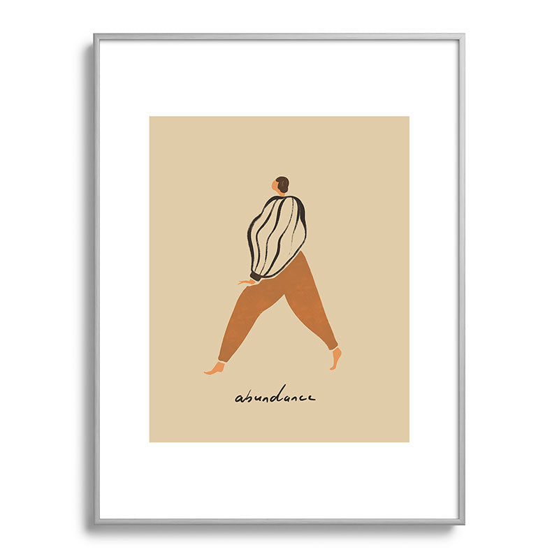 A for Abundance Framed Art Print