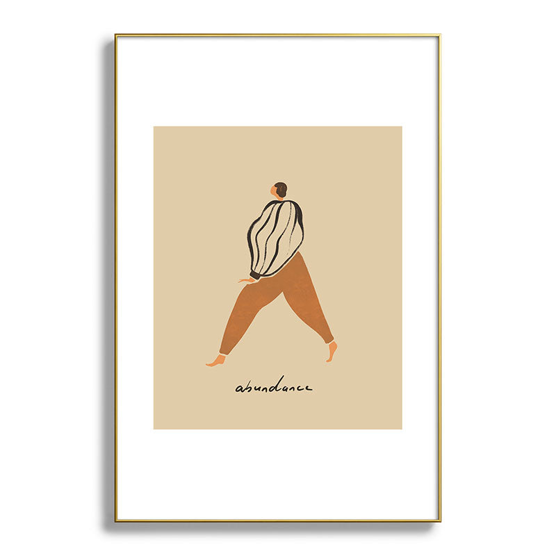 A for Abundance Framed Art Print