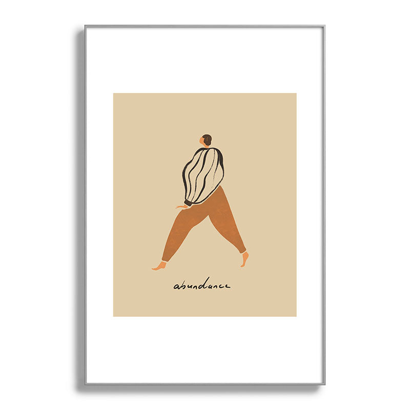 A for Abundance Framed Art Print