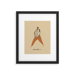 A for Abundance Framed Art Print