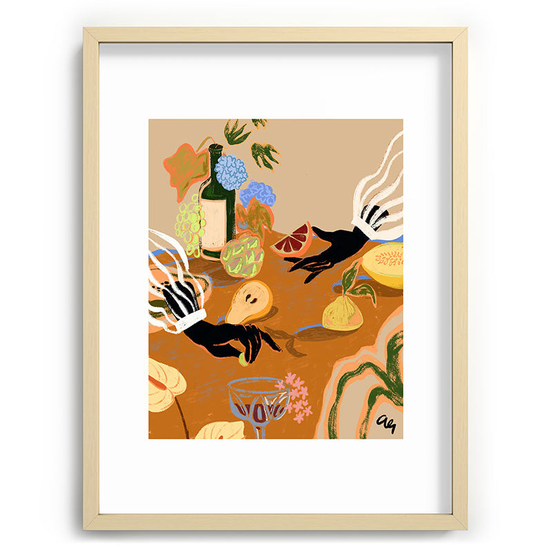 A Handful of Love Framed Art Print