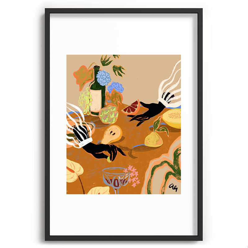 A Handful of Love Framed Art Print