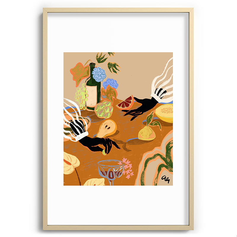A Handful of Love Framed Art Print