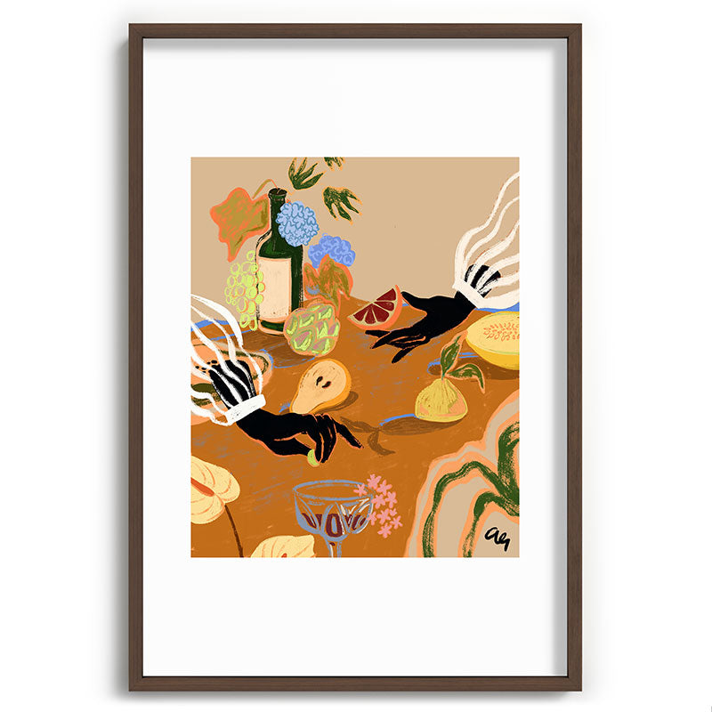 A Handful of Love Framed Art Print