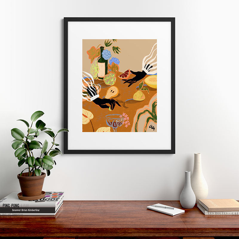 A Handful of Love Framed Art Print