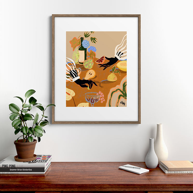 A Handful of Love Framed Art Print