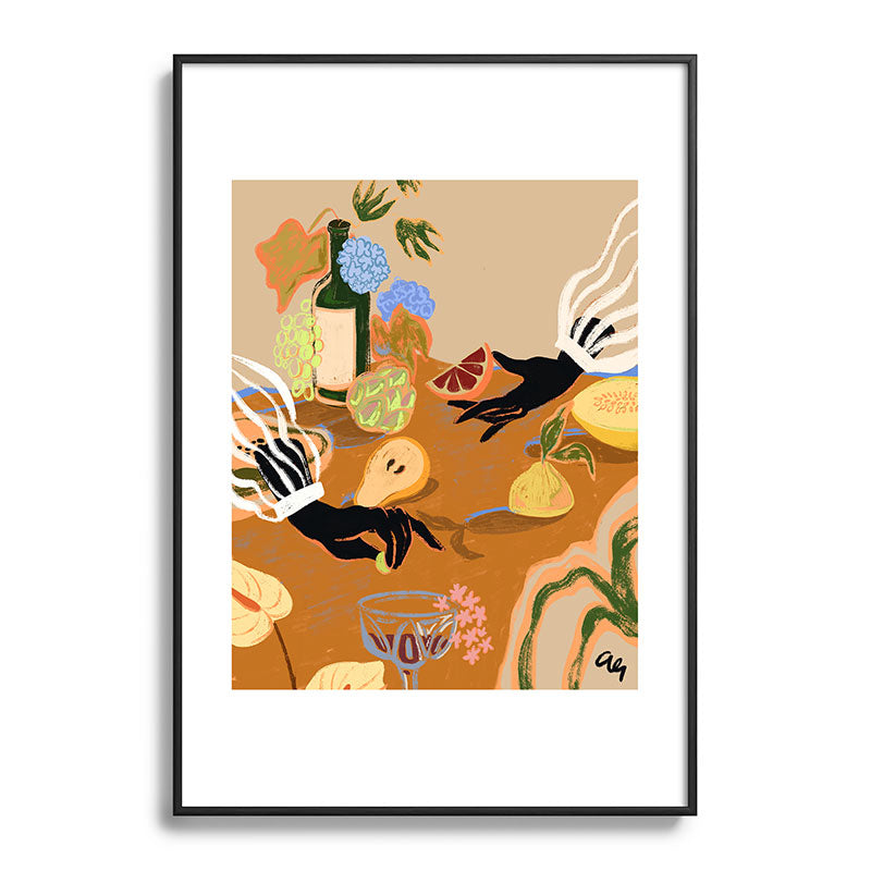 A Handful of Love Framed Art Print