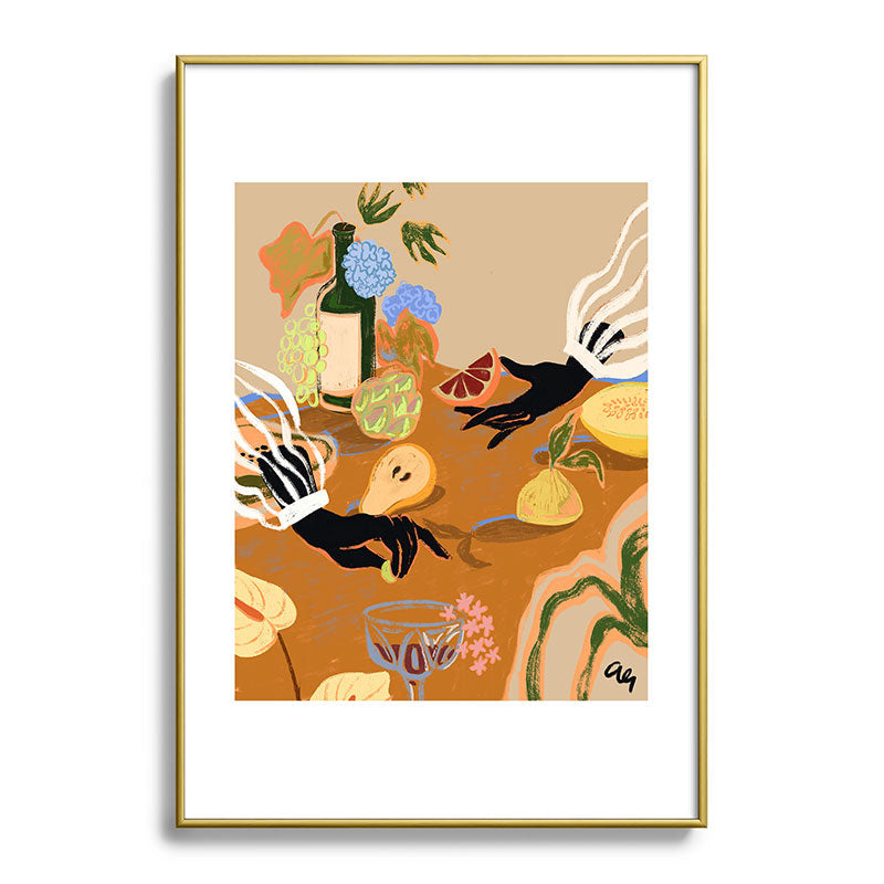 A Handful of Love Framed Art Print