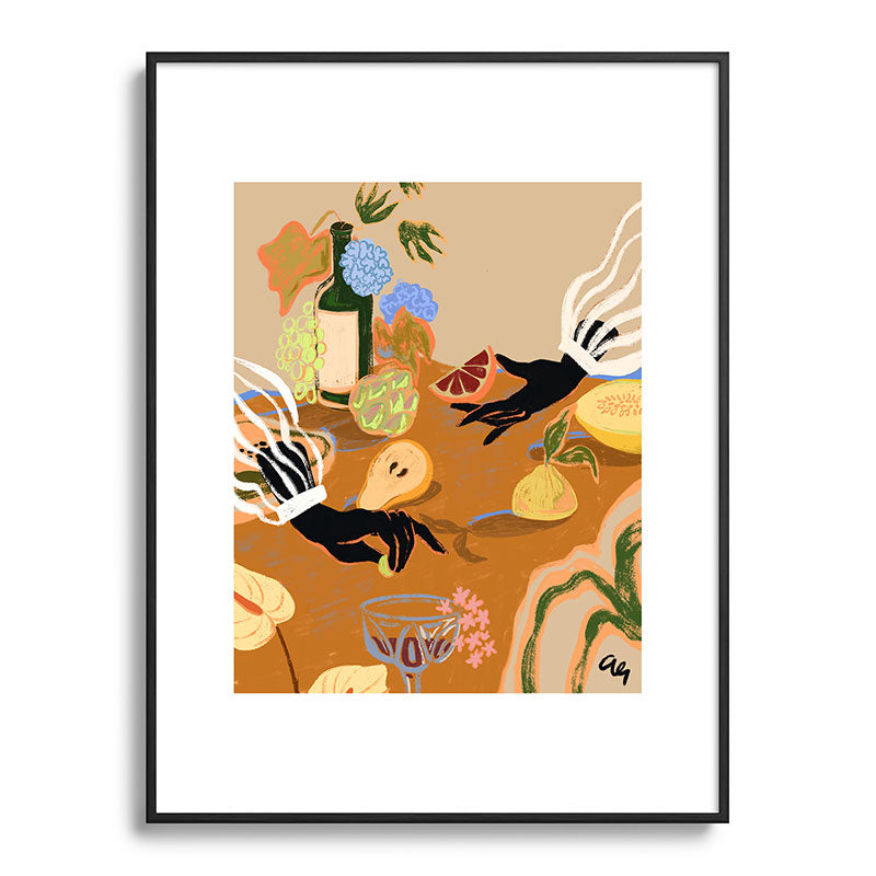 A Handful of Love Framed Art Print