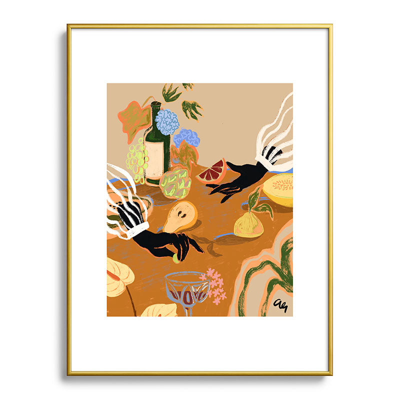 A Handful of Love Framed Art Print